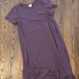 Purple LulaRoe Carly Dress